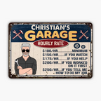 Grandpa's Garage Sign lifestyle view