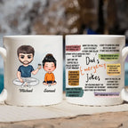 Dad's Emergency Jokes Mug detail view