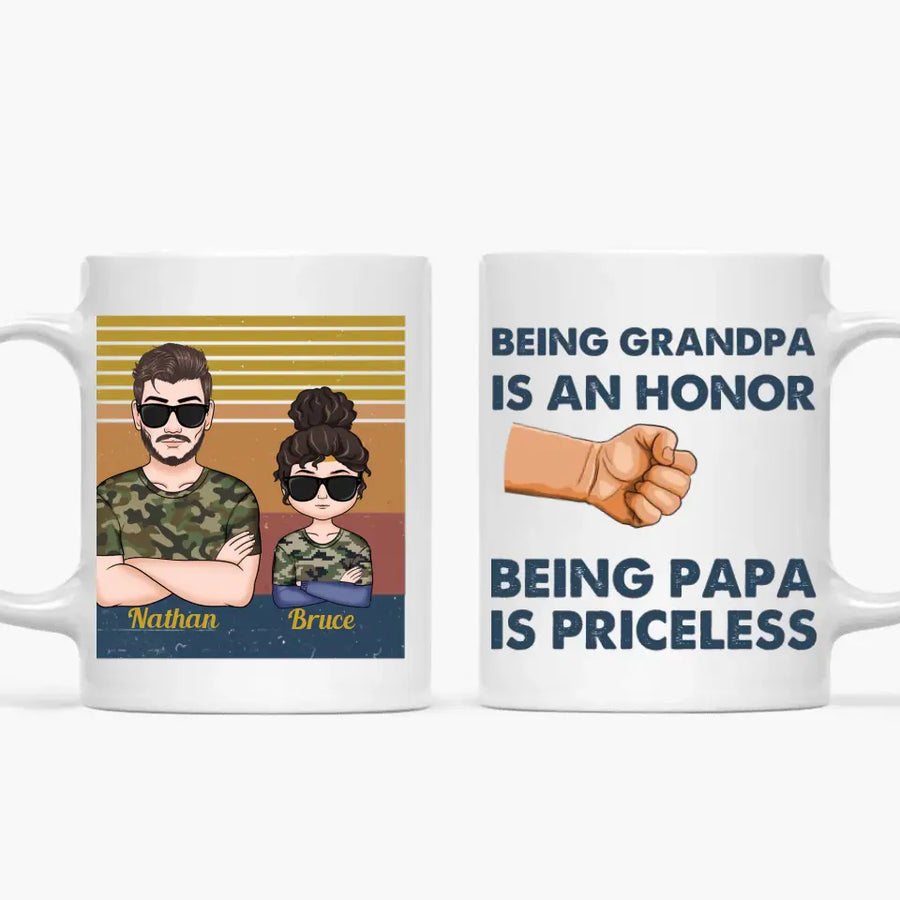 Being Grandpa Is An Honor Mug