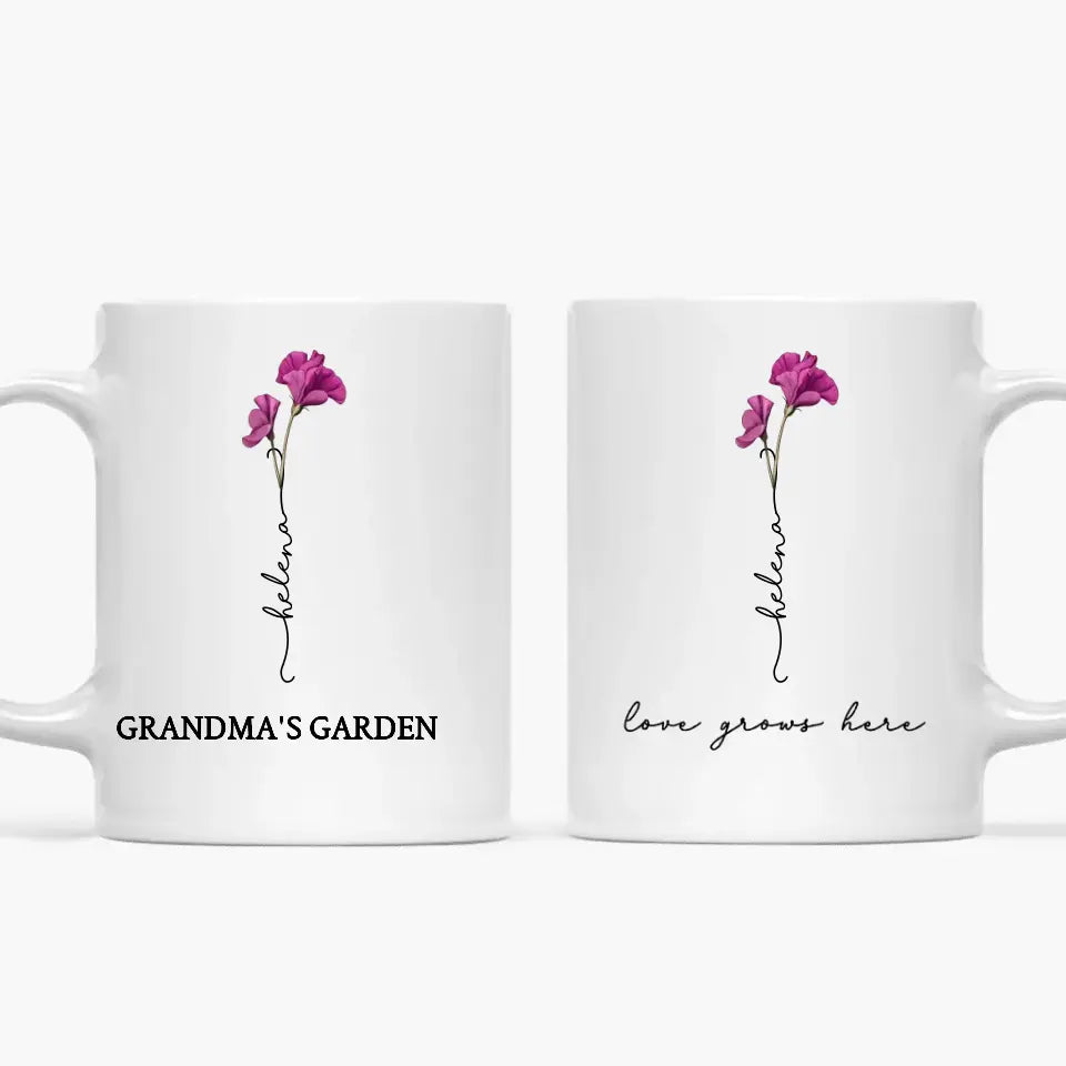 Nana's Garden Mug lifestyle view