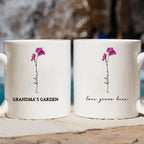 Nana's Garden Mug detail view