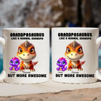 Grandpasaurus Mug detail view