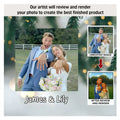 Happily Ever Laughter - Ceramic Ornament - Christmas Gift For Couple, Boyfriend, Girlfriend, Wife, Husband AGP0HT040