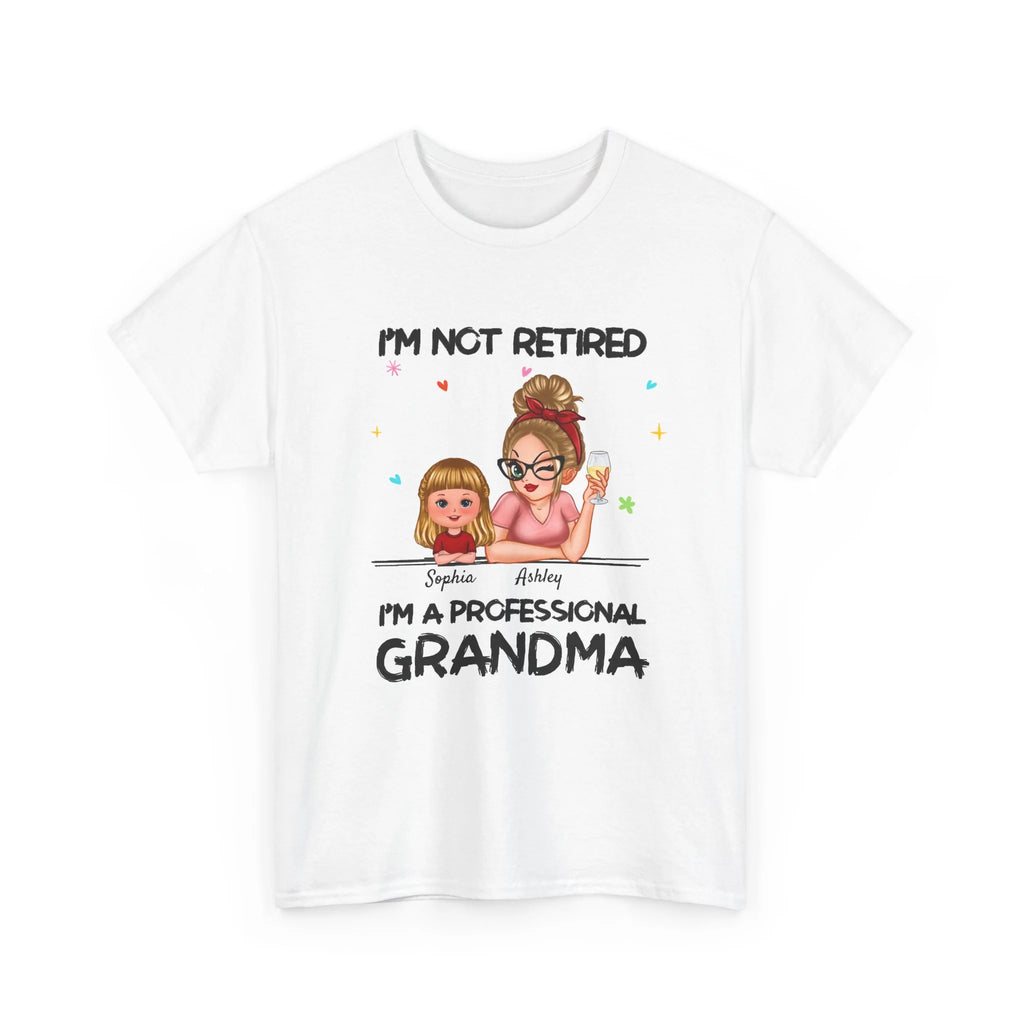 Personalized I'm Not Retired I'm A Professional Grandma Shirt