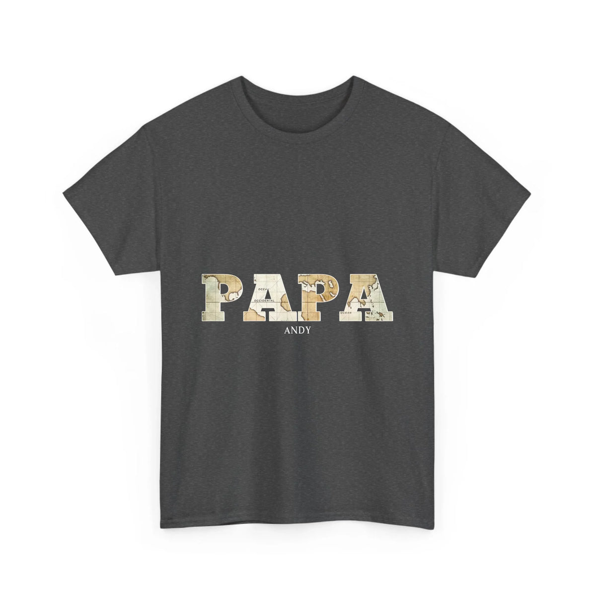 Tee Mockup - Gildan 5000 Dark Heather