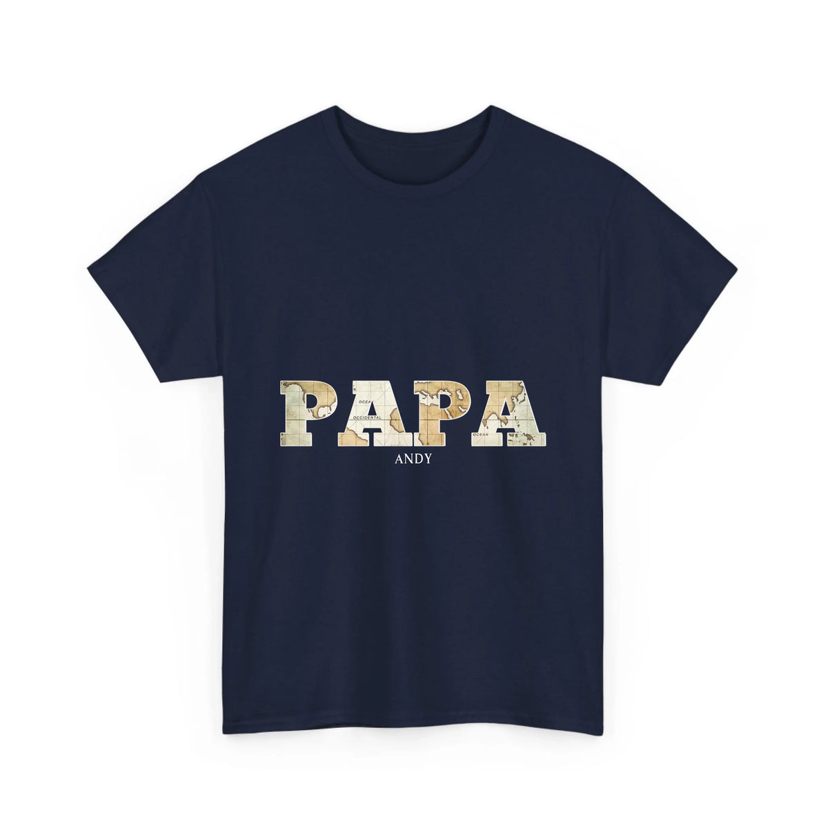 Tee Mockup - Gildan 5000 Navy