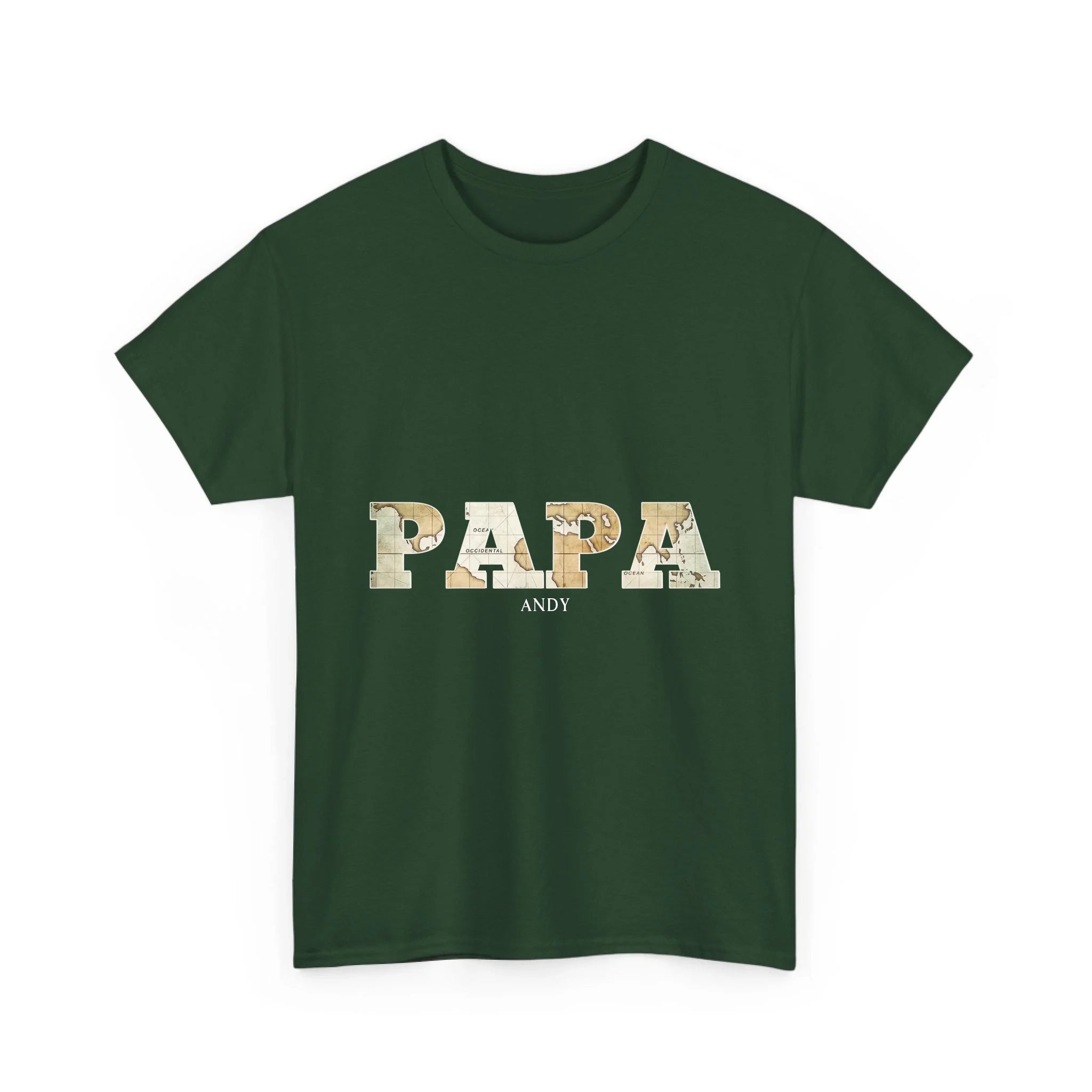 Tee Mockup - Gildan 5000 Forest Green