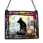 Personalized Dog Memorial Suncatcher with Breed and Name