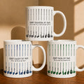 Best Dad By Par golf ceramic mug