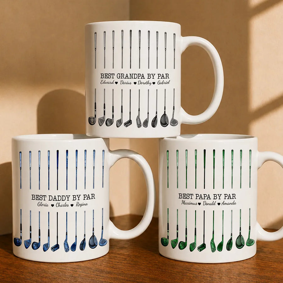 Best Dad By Par Mug