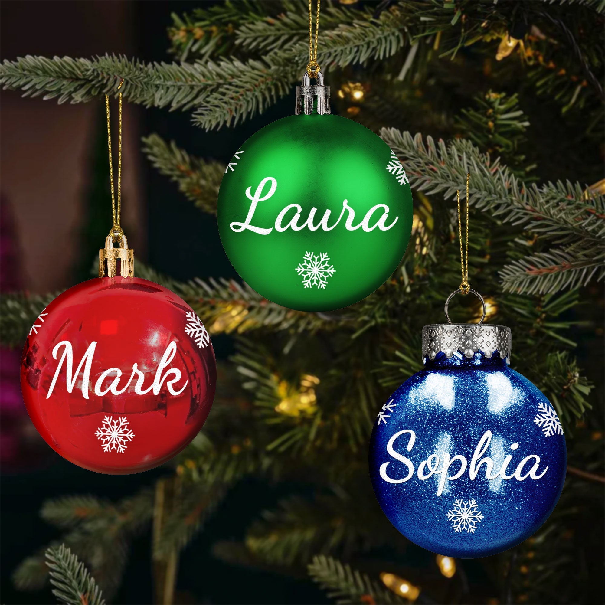 Grandma Christmas ornament view 2