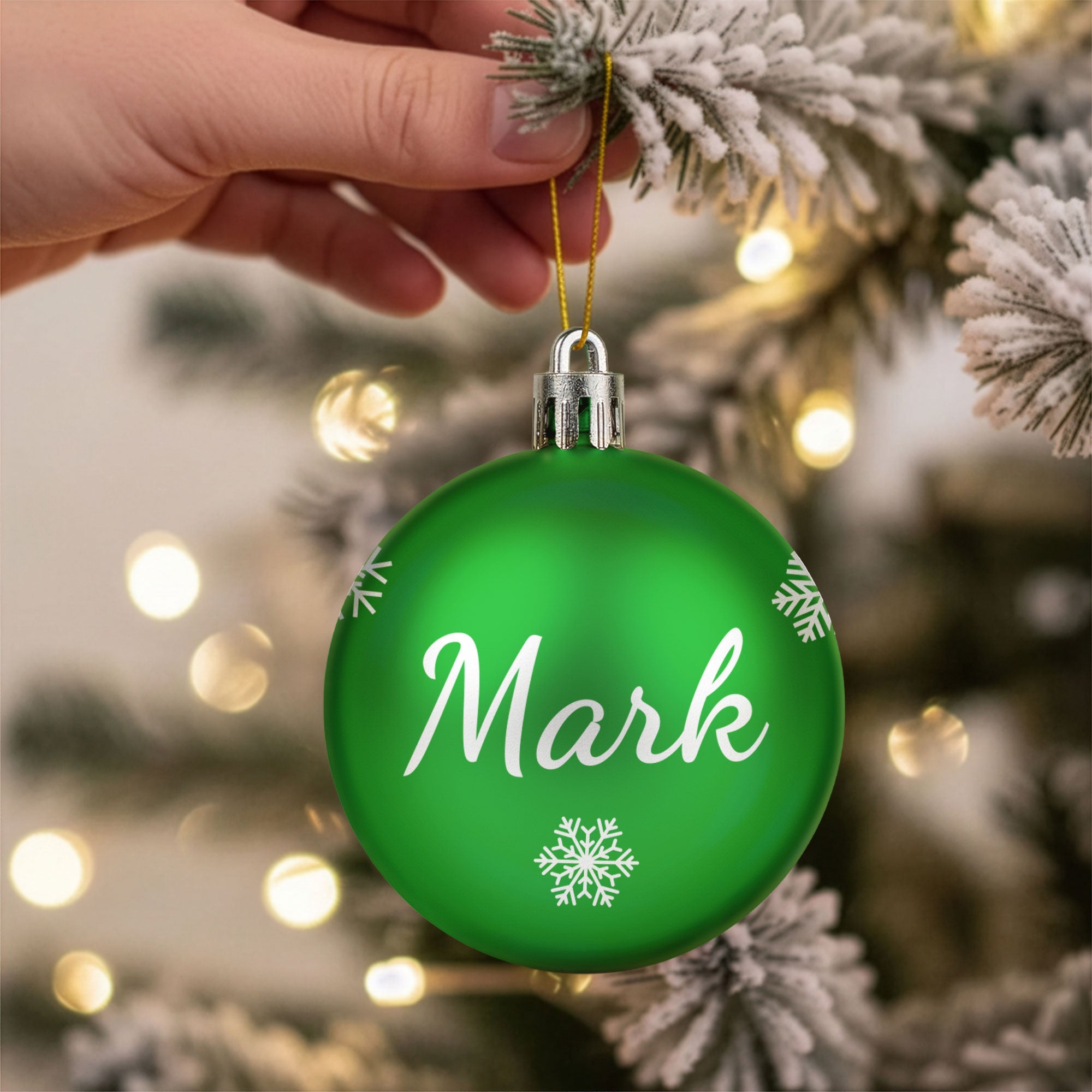 Grandma Christmas ornament view 3