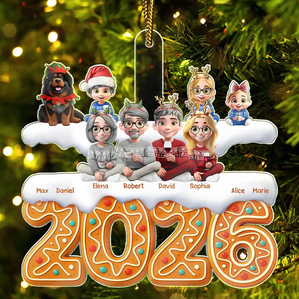Family Christmas Ornament lifestyle view