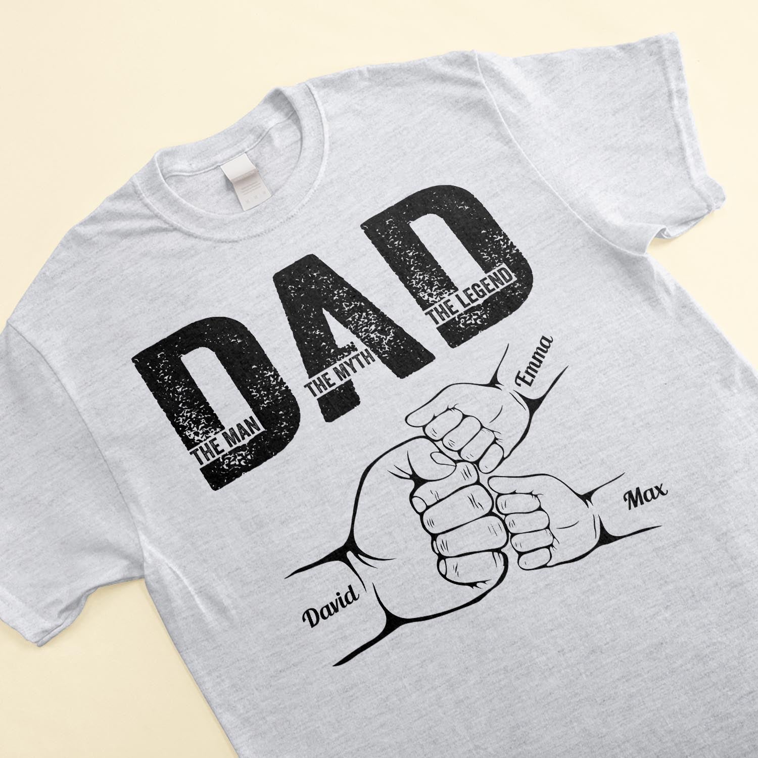 Dad the man the myth the legend shirt view 3