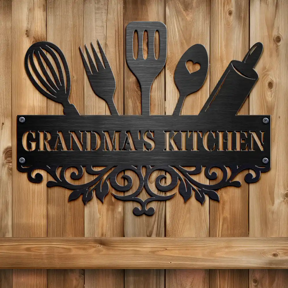 Grandma's Kitchen Sign lifestyle view