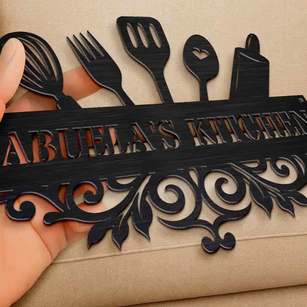 Grandma's Kitchen Sign detail view