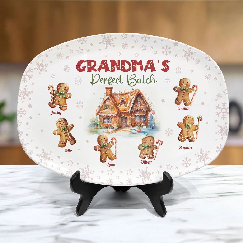 Grandma's Christmas platter view 2