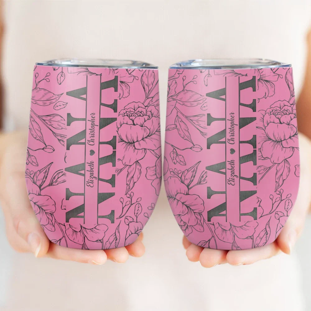 Mom's Wine Tumbler lifestyle view