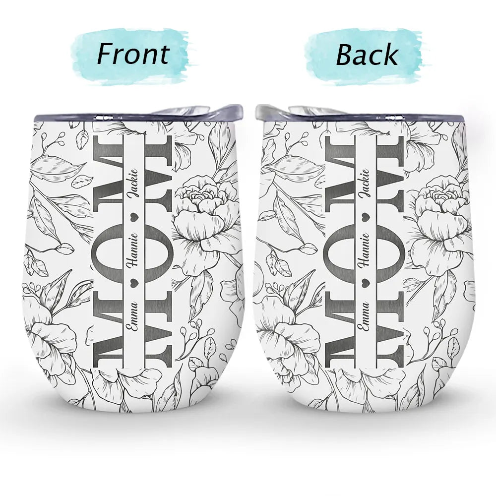 Mom's Wine Tumbler detail view