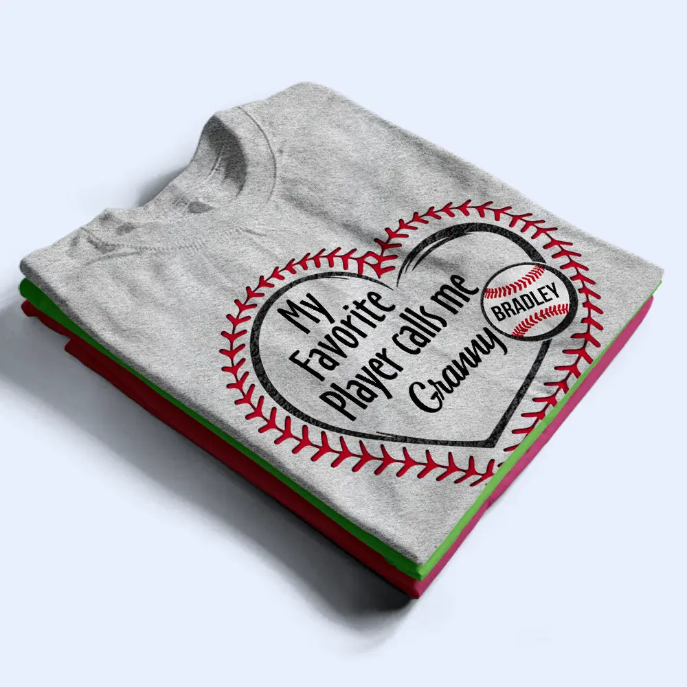 My Favorite Players Call Me Grandma Shirt lifestyle view