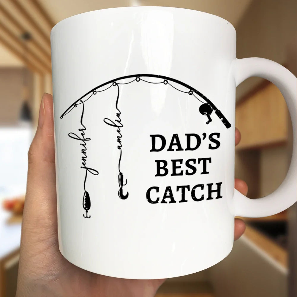 Reel Cool Dad Mug detail view