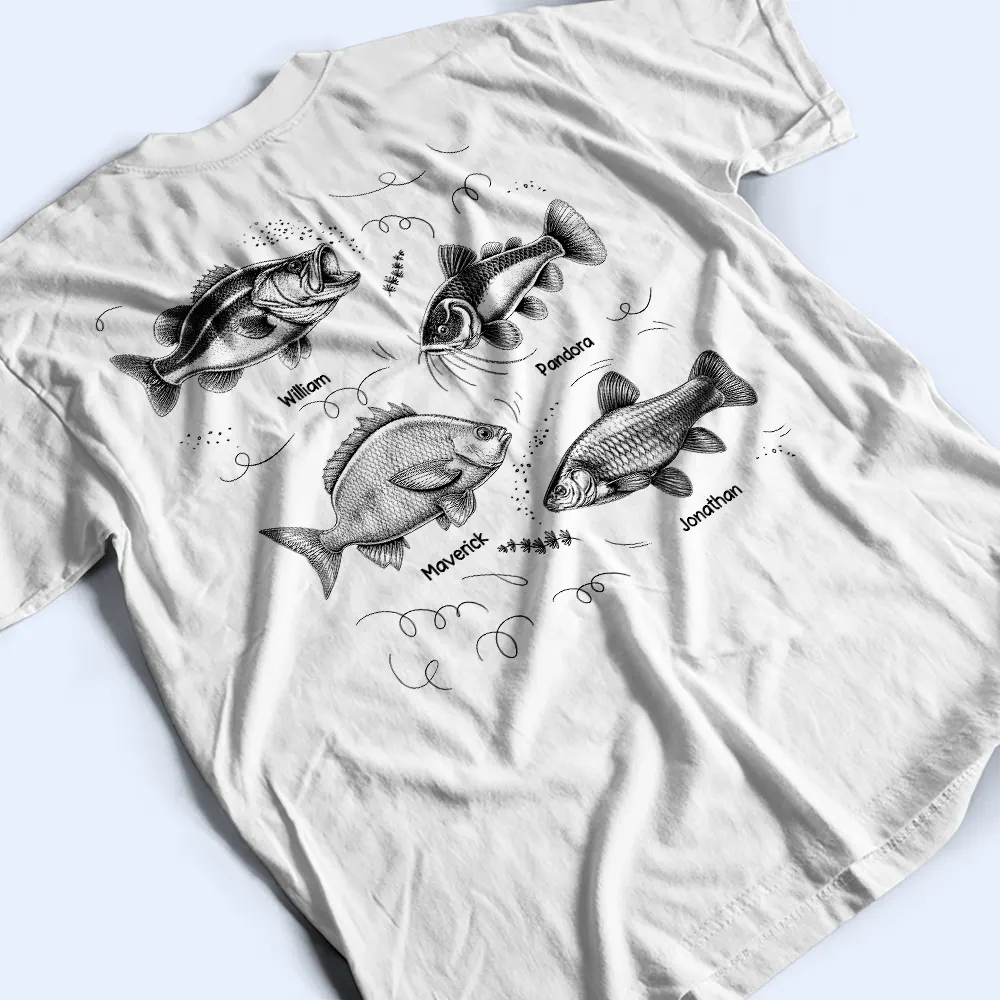 Reel Cool Grandpa Shirt detail view
