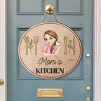 Mom's Kitchen Sign lifestyle view