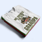 We Hooked The Best Grandpa Shirt detail view